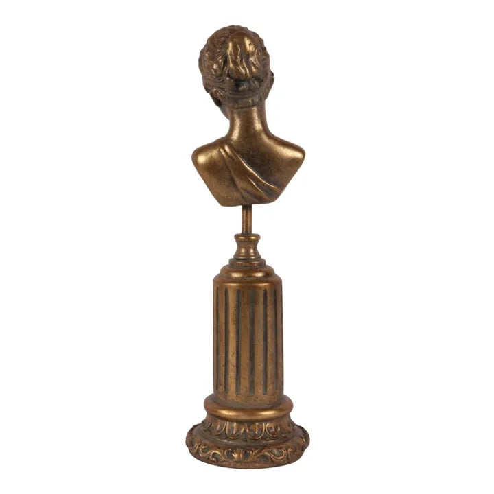 Busto donna greca in resina 35 cm