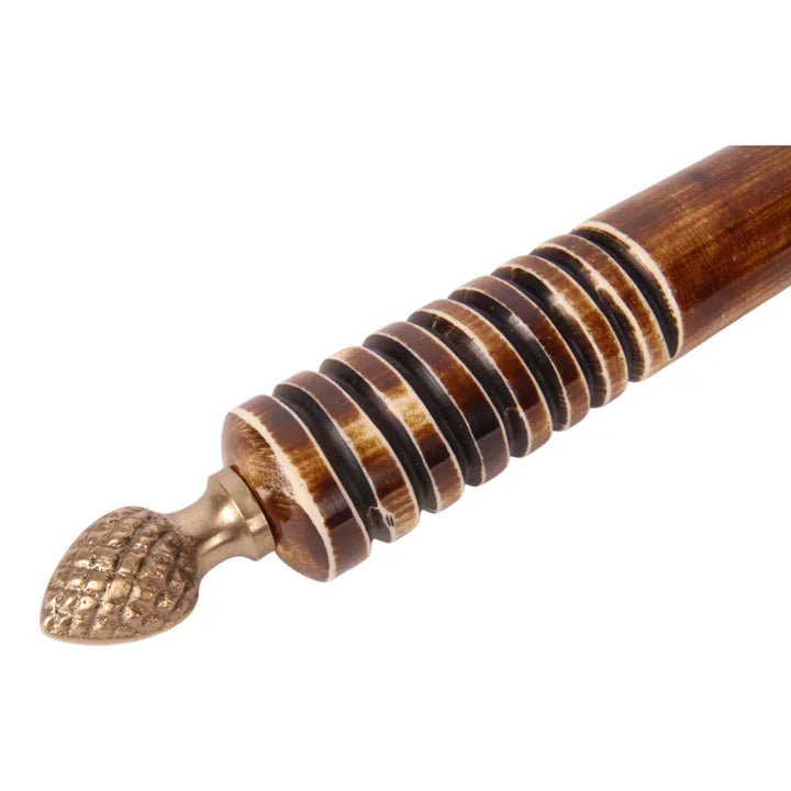 Lente ingrandimento a corno 22,5 cm - Oro - Ottone