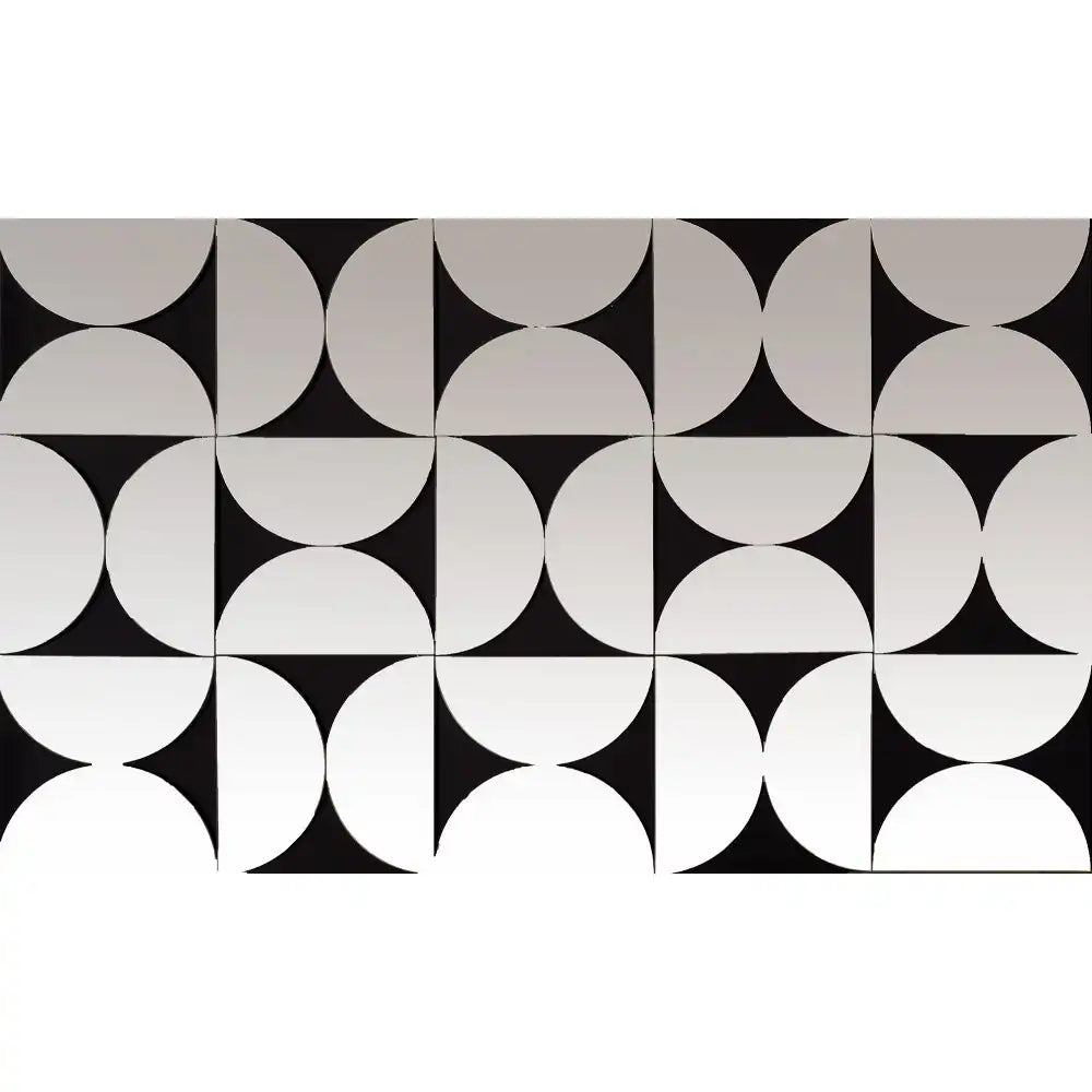 Specchio da appoggio geometrico