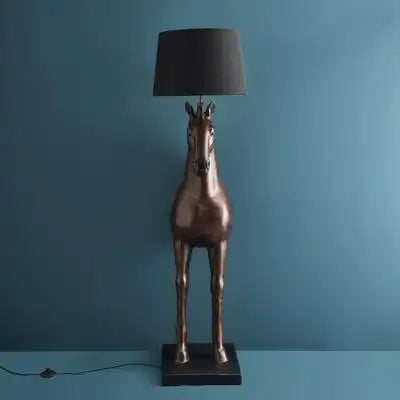 lampada da terra cavallo