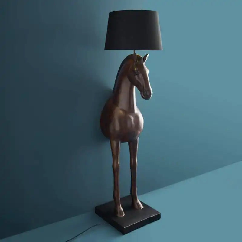 lampada da terra cavallo