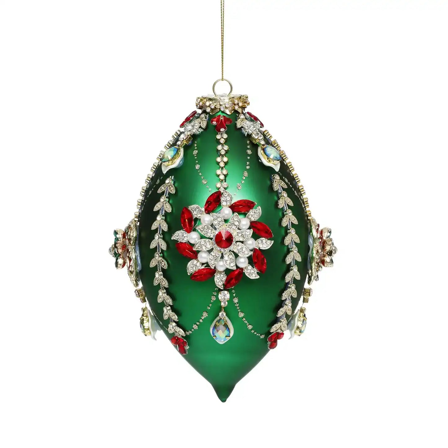 Gioiello Natalizio Verde Decorato