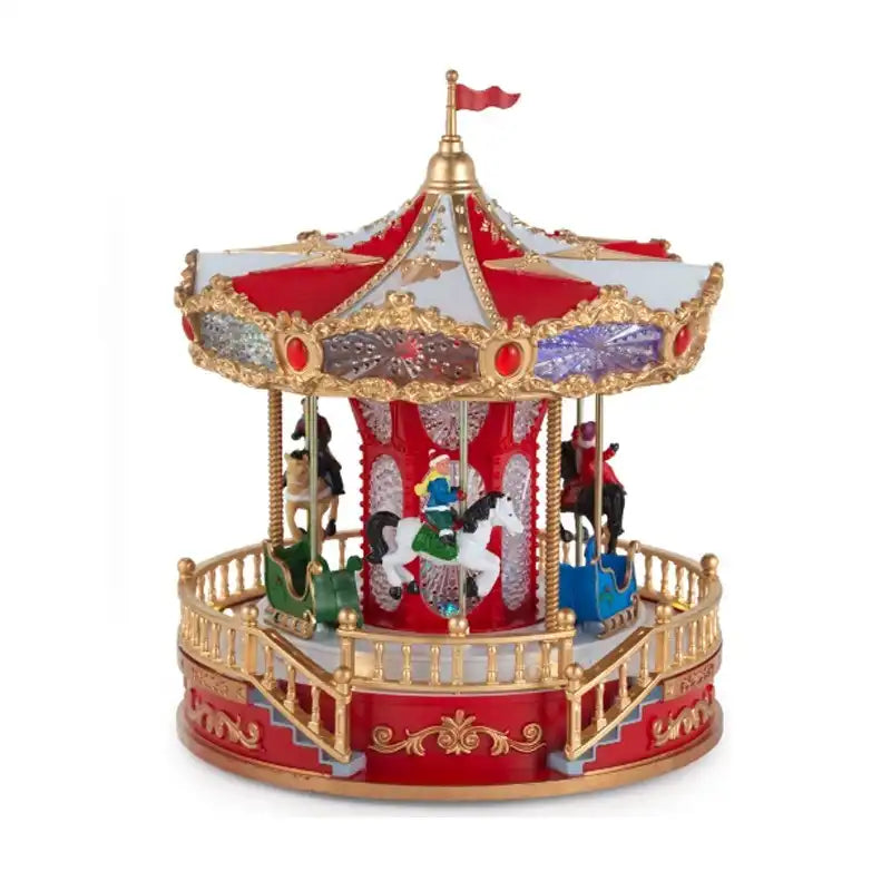 Giostra carosello luminoso con musica e movimento 23,5CM/H28
