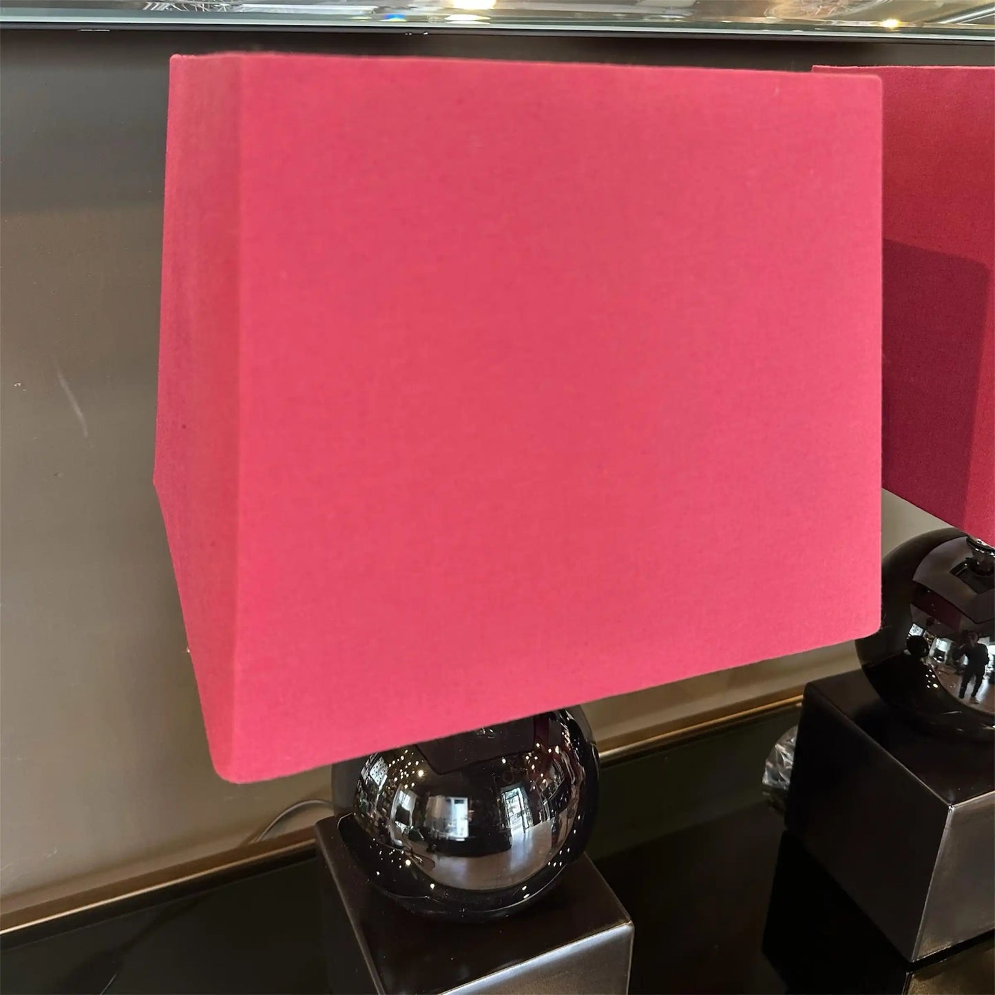 Coppia lampade in ceramica