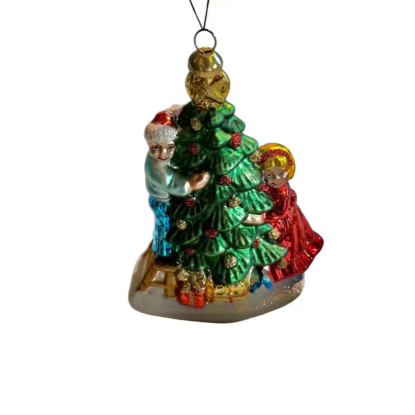 Decorazione albero con bambini