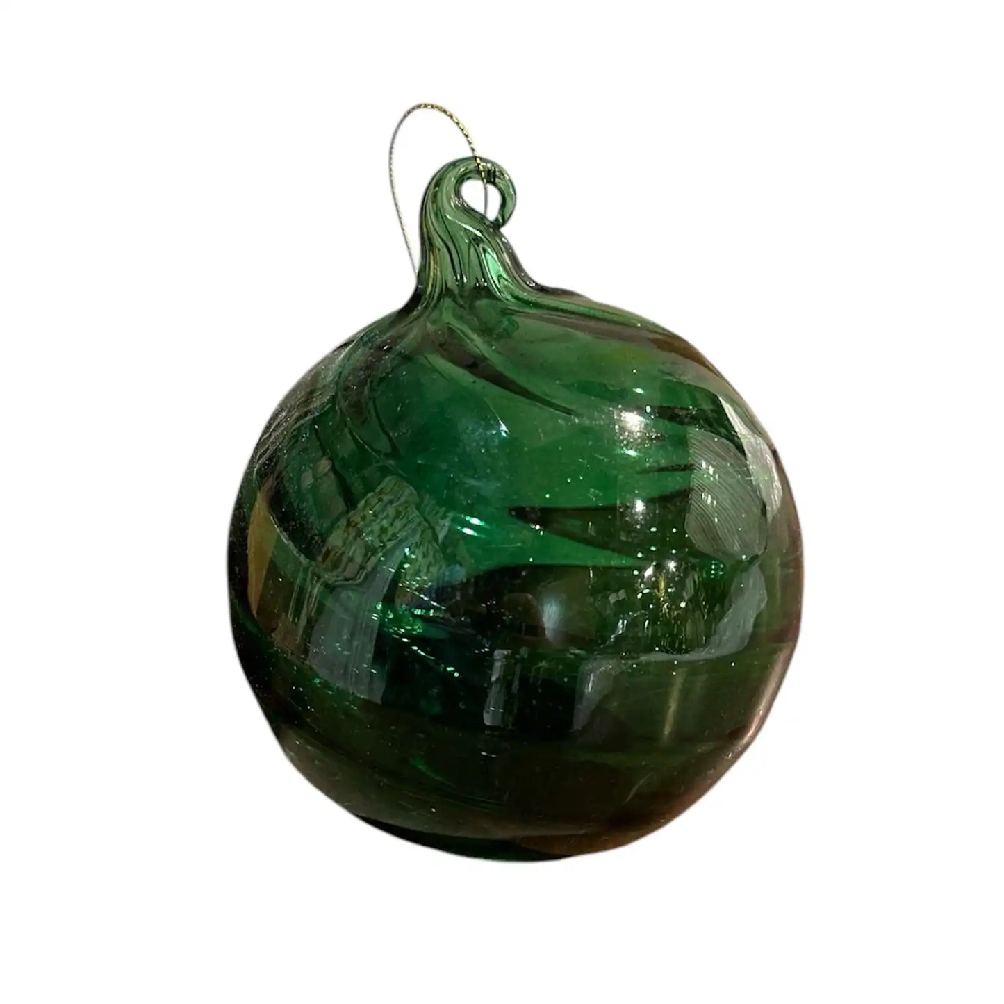 Pallina verde trasparente