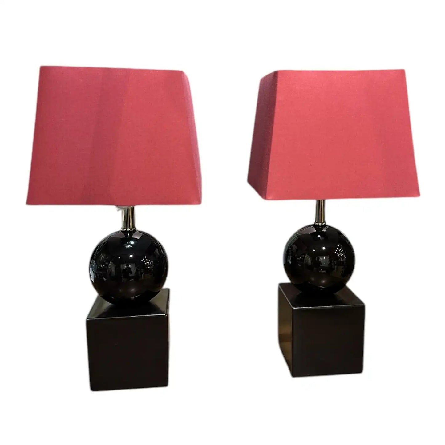 Coppia lampade in ceramica