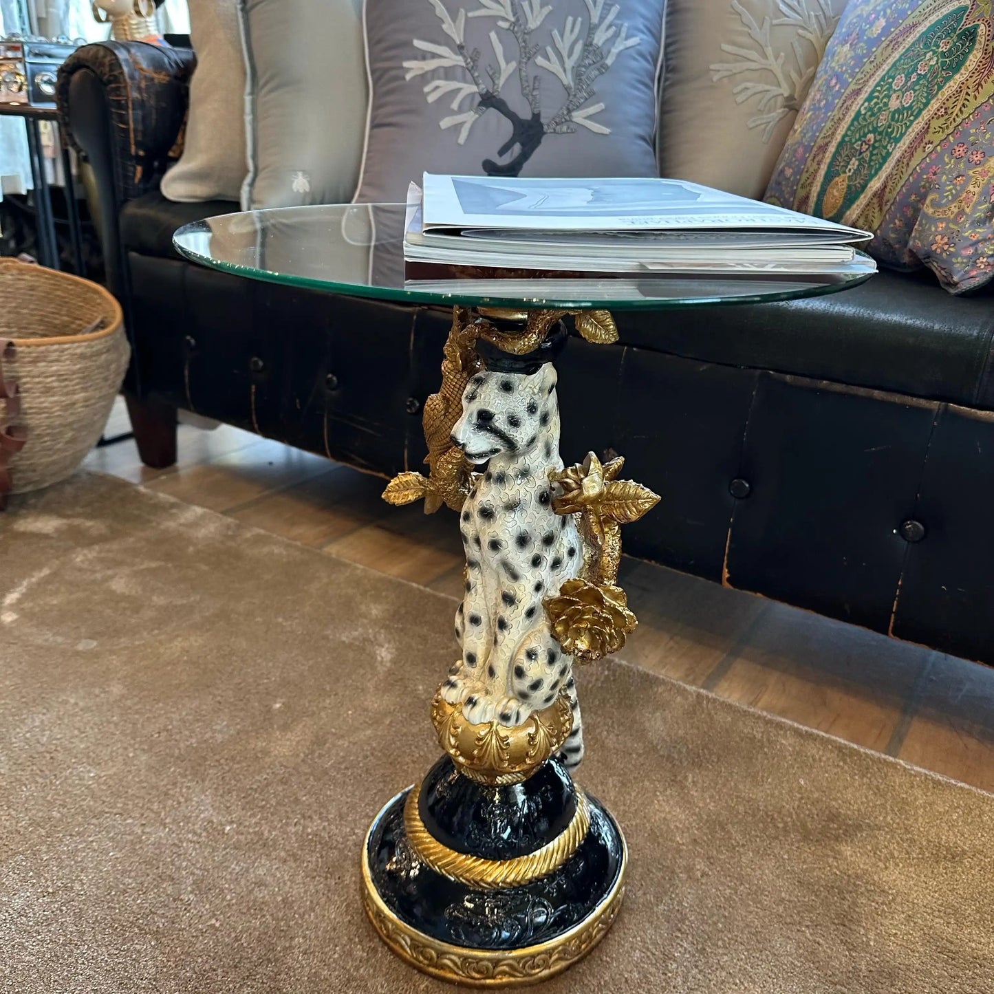 Tavolino Leopardo regale