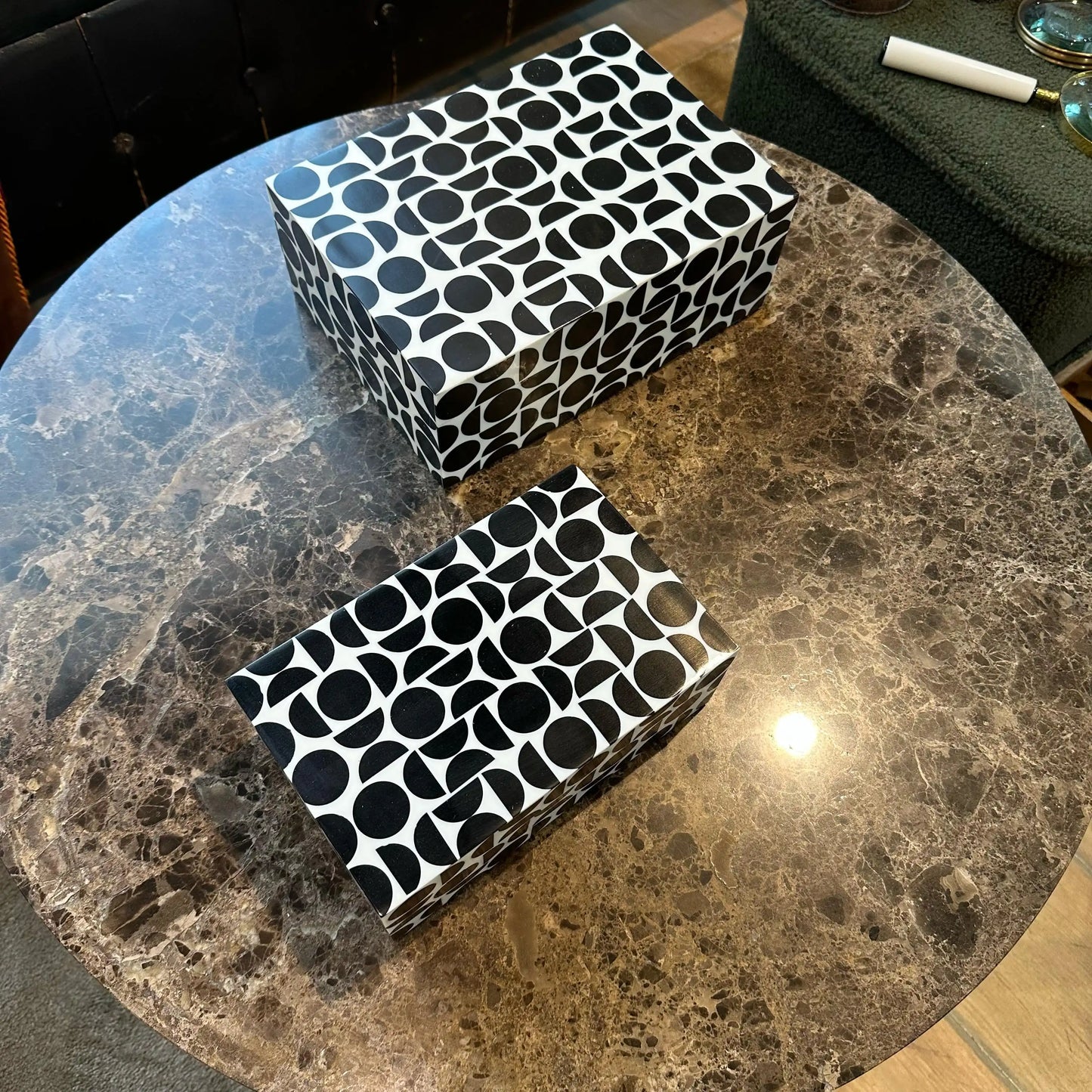 Scatole decorative in osso