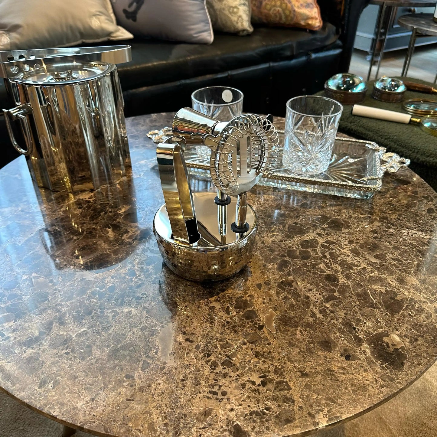 Set da Bar in Acciaio Inox