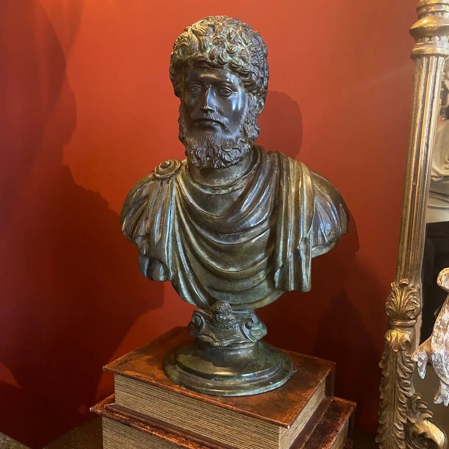Busto In Bronzo Marco Aurelio