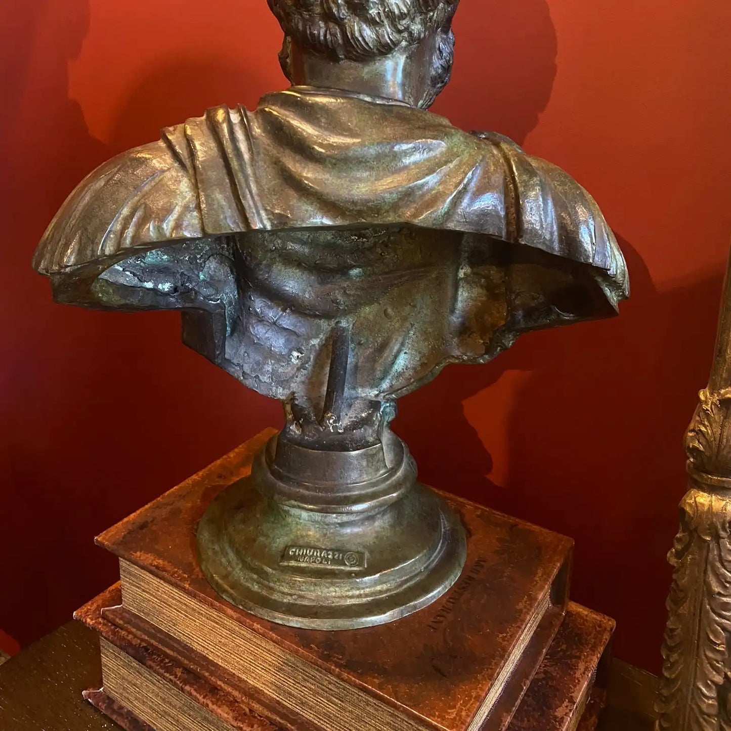 Busto In Bronzo Marco Aurelio
