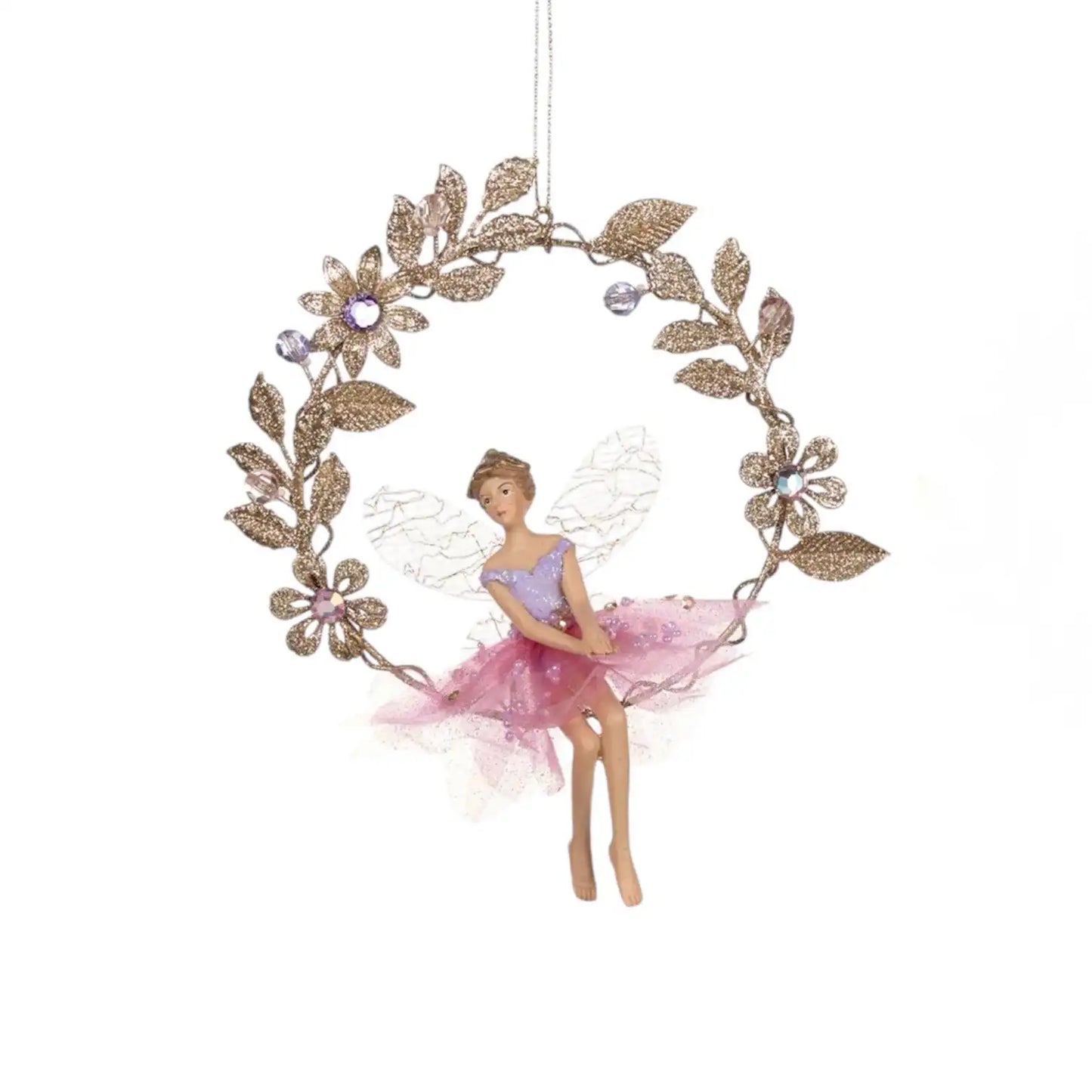 Decorazione fatina su corona