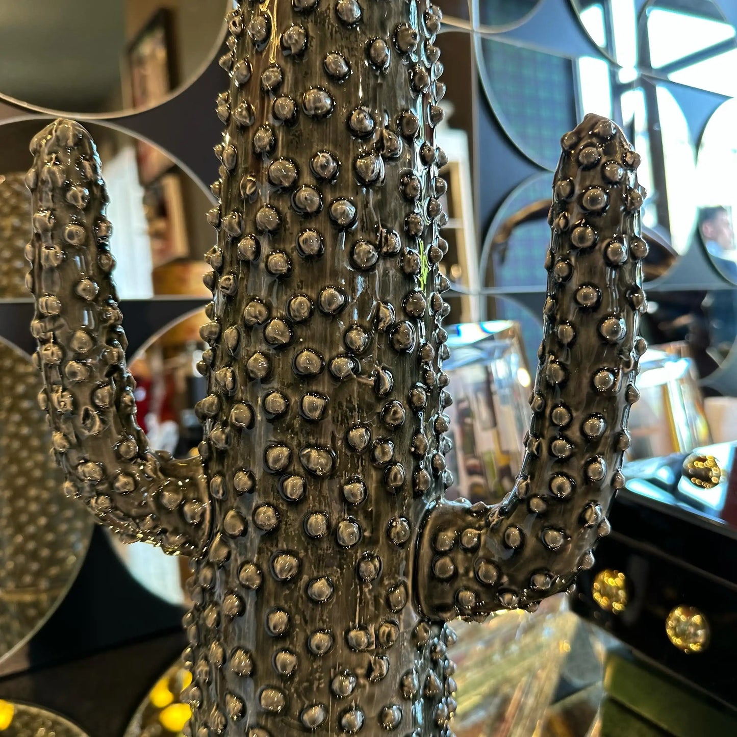 Set Sculture Decorative a Forma di Cactus