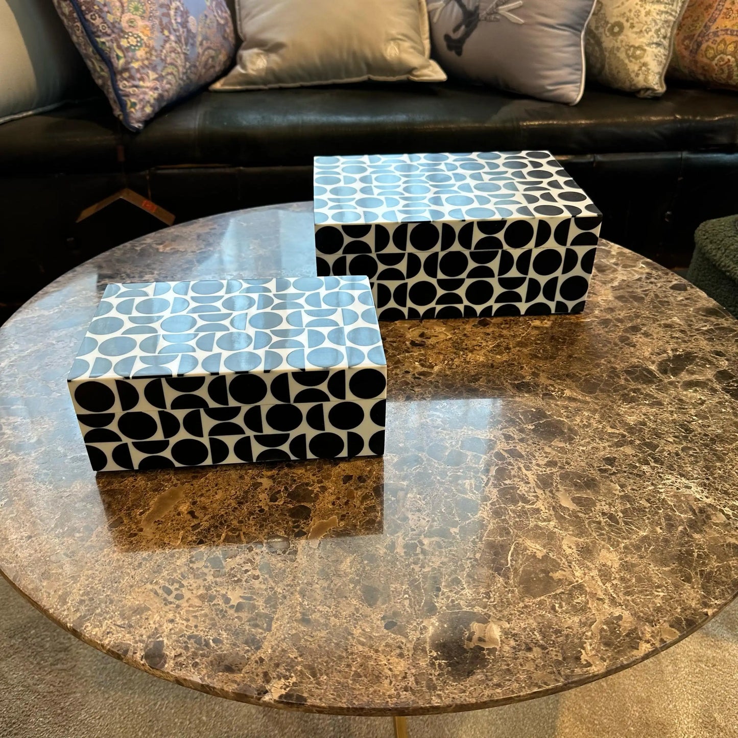 Scatole decorative in osso