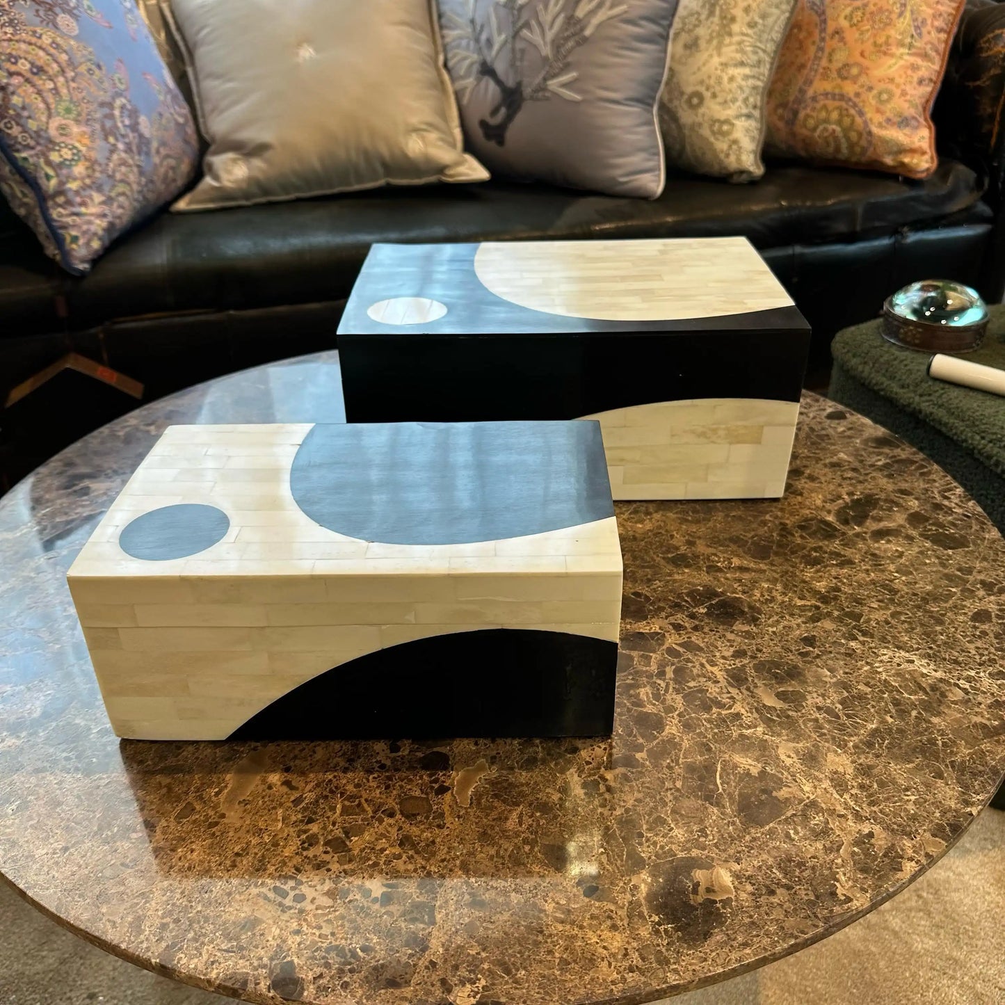 Scatole decorative in osso