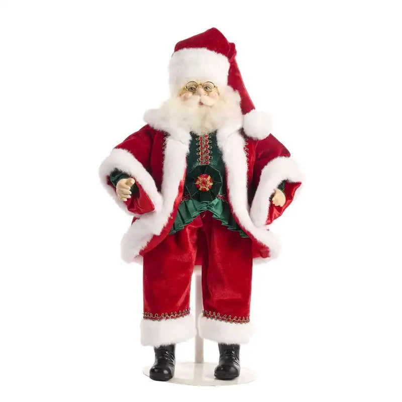 Babbo Natale decorativo in stile classico,46cm