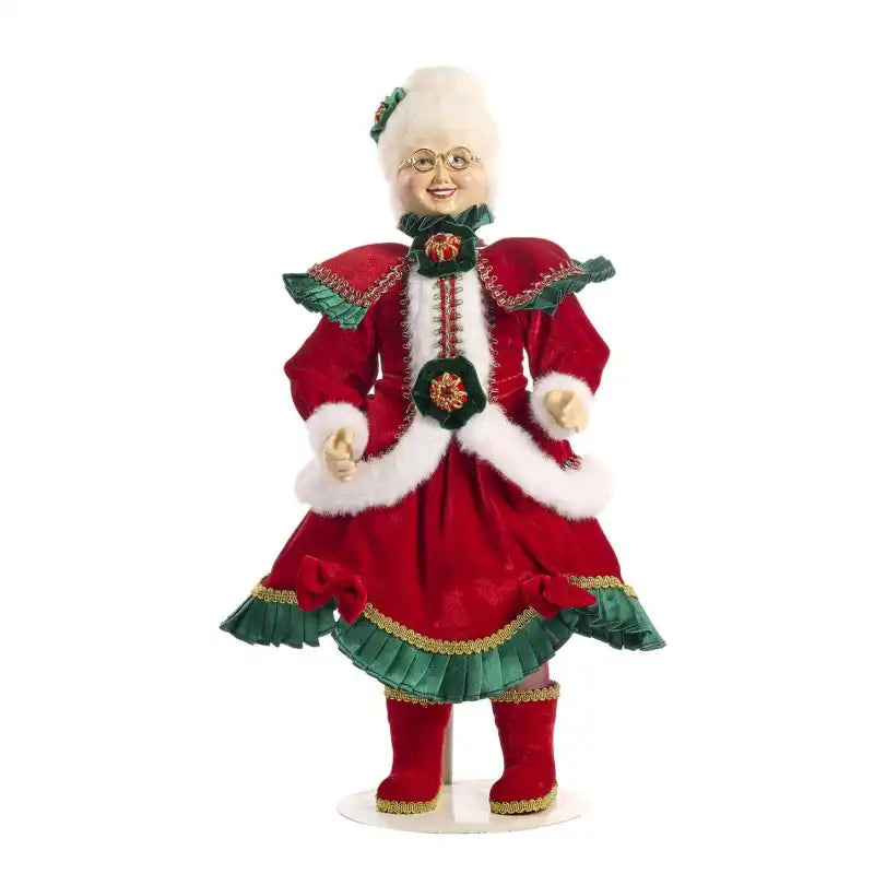 Mamma Natale decorativa in stile classico 46cm