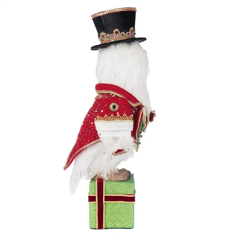 Palla di Natale gufo da tavolo