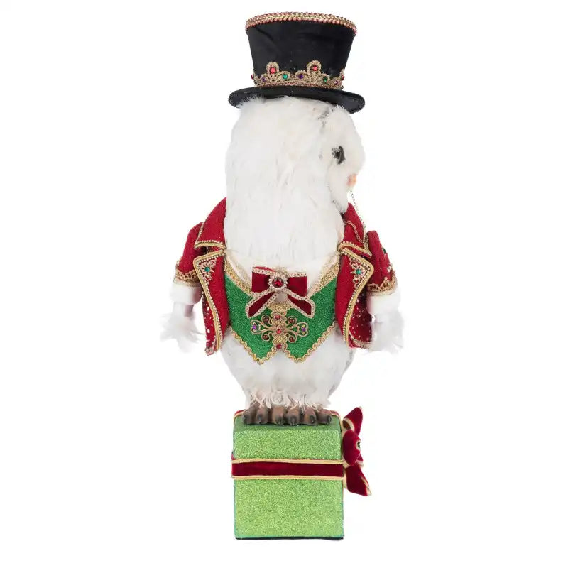 Palla di Natale gufo da tavolo