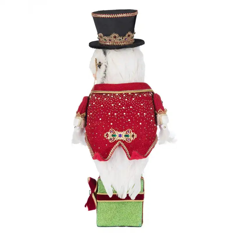 Palla di Natale gufo da tavolo