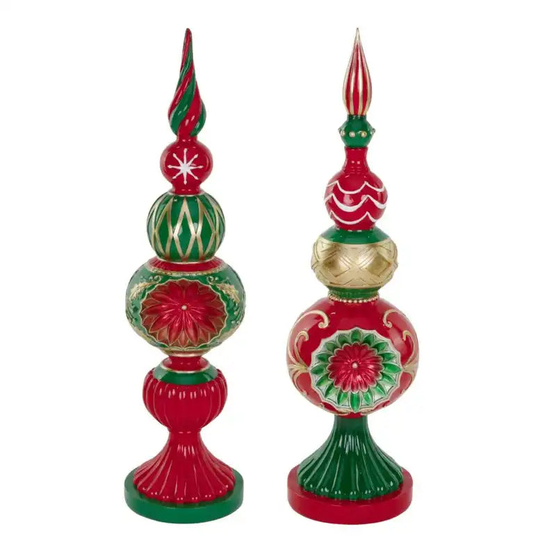 Riflessione natalizia set di 2 topiere finali 51CM