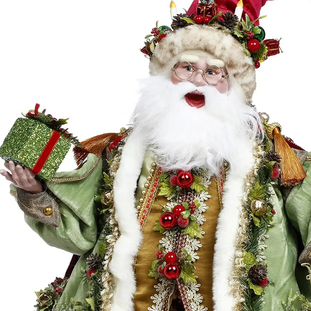 Babbo natale con regalo e borsetta 65CM