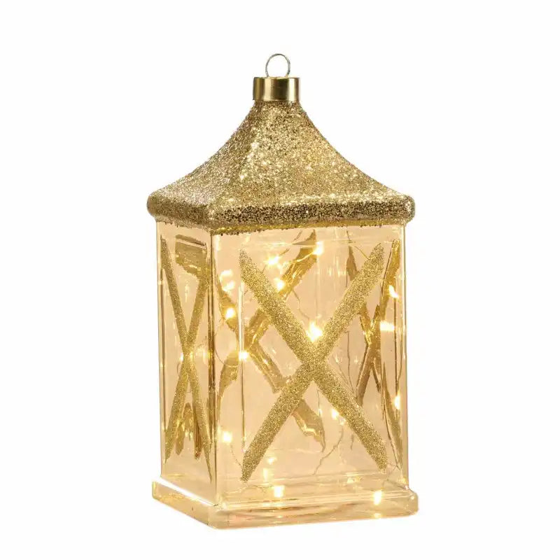 Lanterna a led champ/oro 20CM