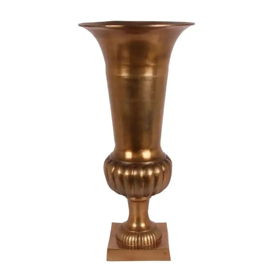 Vaso kermal in alluminio gold spazzolato
