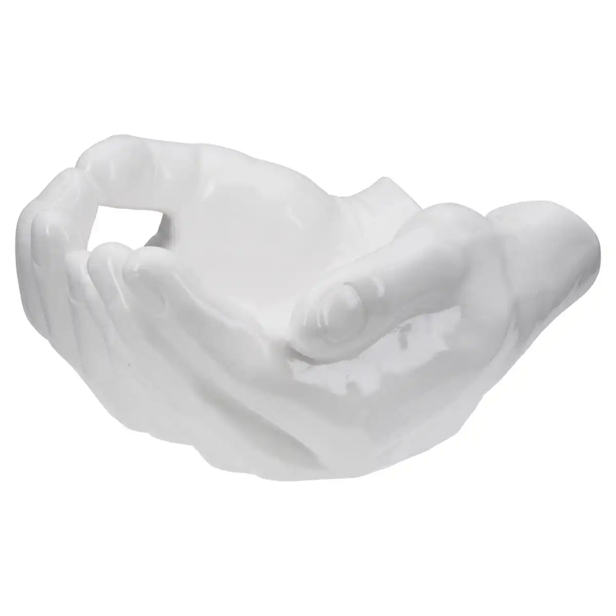 Ciotola Gilde, "Buddha", ceramica, bianca, L. 23 cm