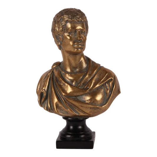 Busto augusto in resina 28,5 cm