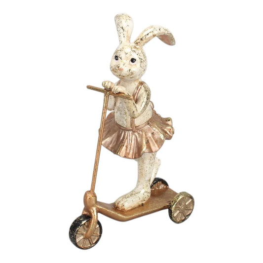 Statua di coniglio in resina 16 cm