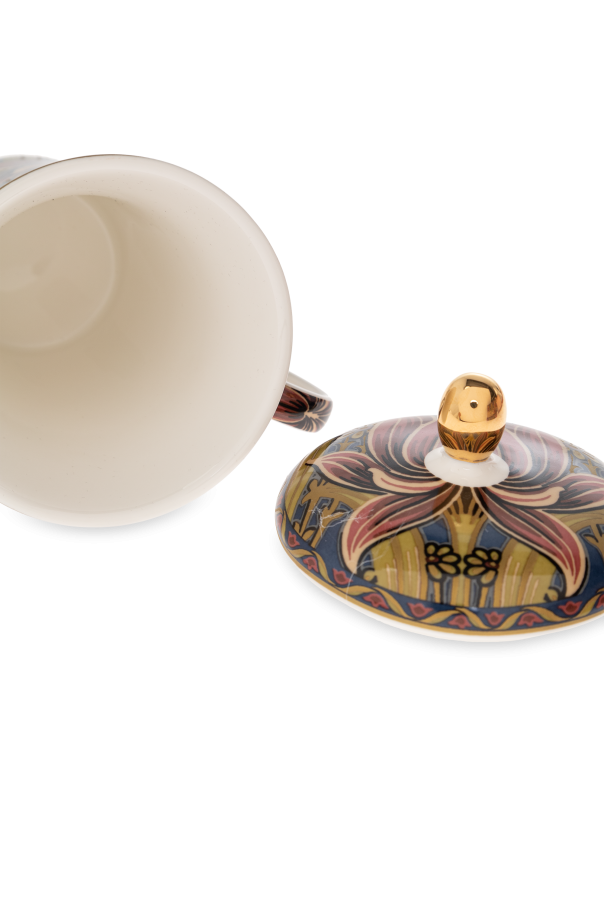 Tazza in porcellana Etro con coperchio 17cm