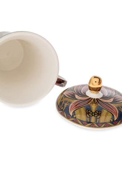 Tazza in porcellana Etro con coperchio 17cm