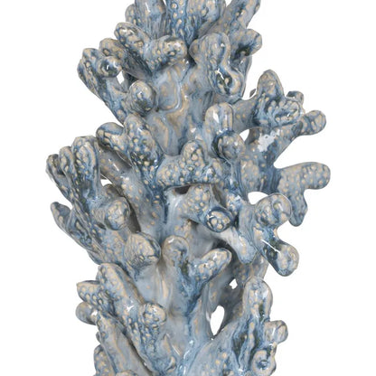 Scultura corallo in ceramica 16,5cm
