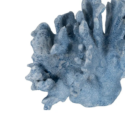 Scultura corallo blu resina 27,50cm
