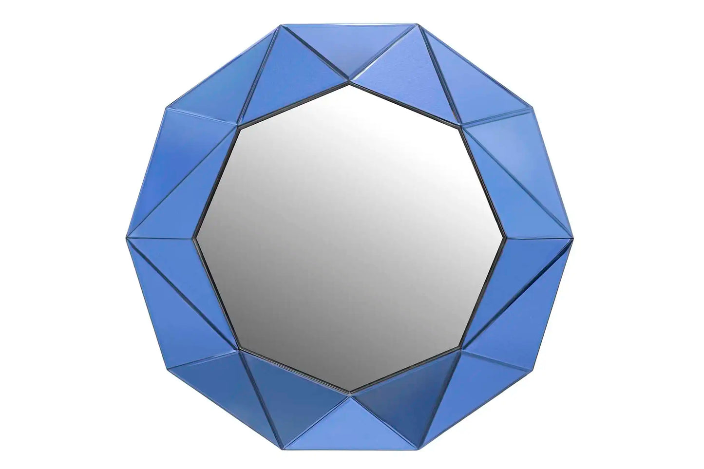 Specchio parete blu ares 80X6X80 CM