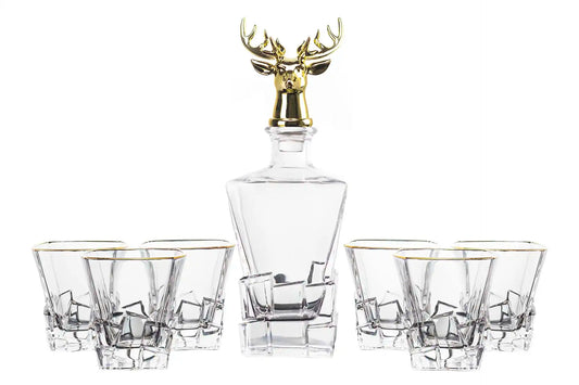 Set 7 pezzi whisky cristallo 820ml