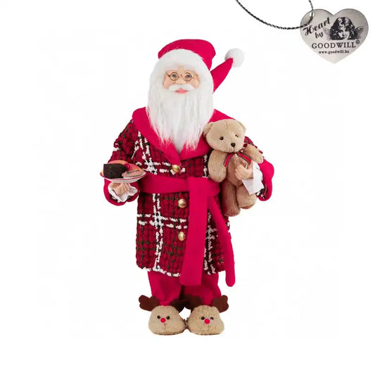 Babbo natale in pantofole H46