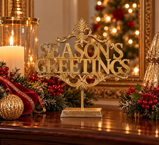Decorazione da tavolo “Season’s Greetings”