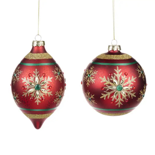 Decoro Fiocco Di Neve 12CM