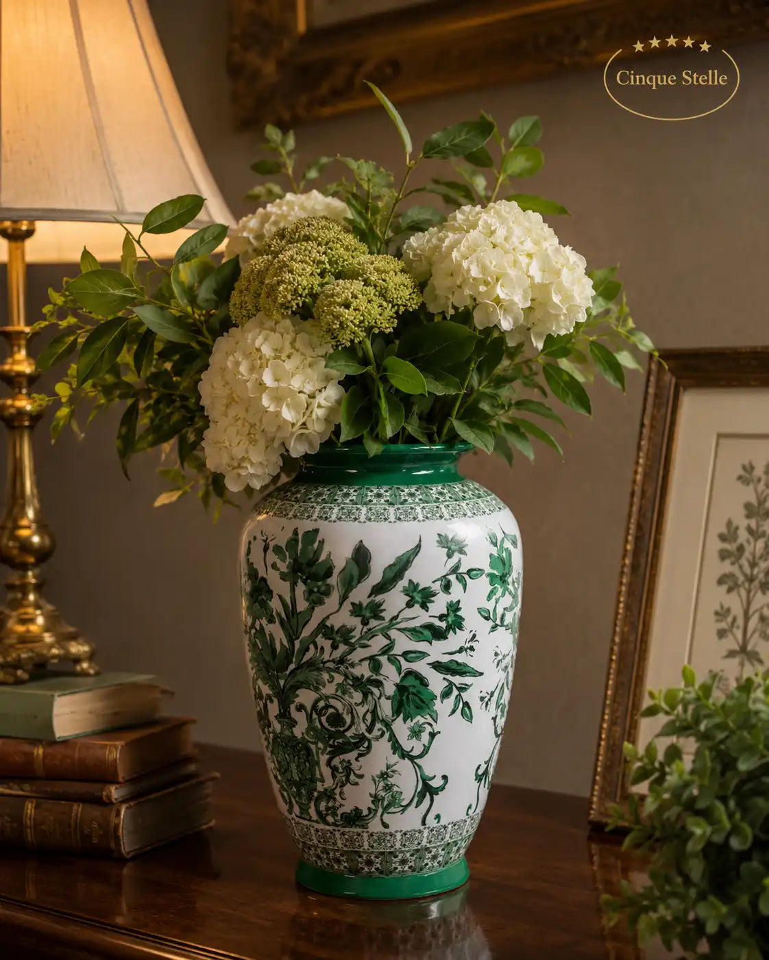 Vaso per fiori in porcellana H36