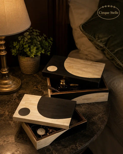 Scatole decorative in osso