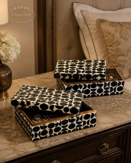 Scatole decorative in osso