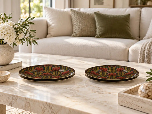 Set di 2 piatti decorativi ETRO in porcellana 19 cm