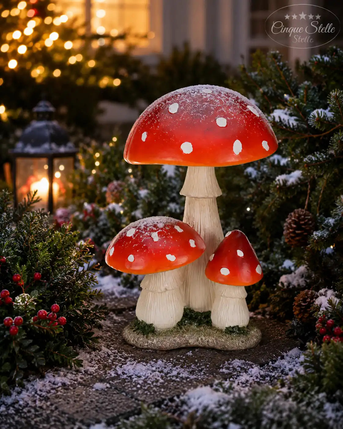 Decorazione Funghi XL 72CM
