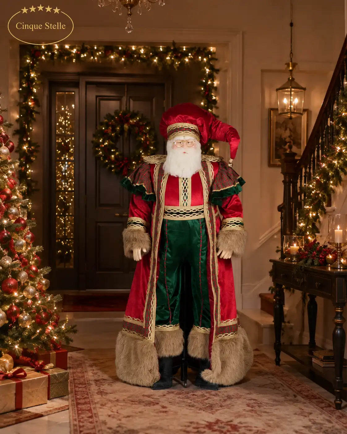 Babbo Natale Tartan 165CM