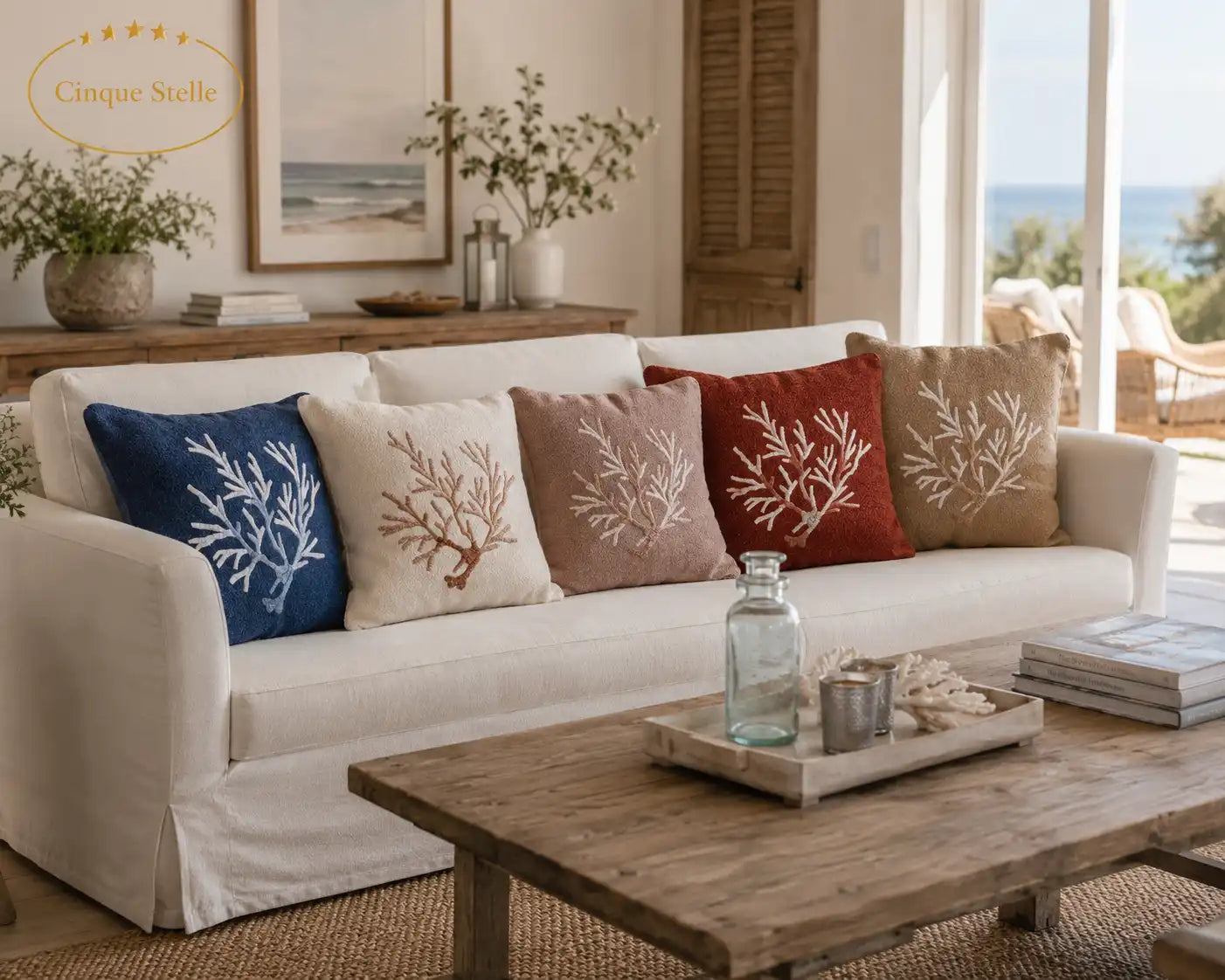 Cuscino Corallomania outdoor Mastro Raphael