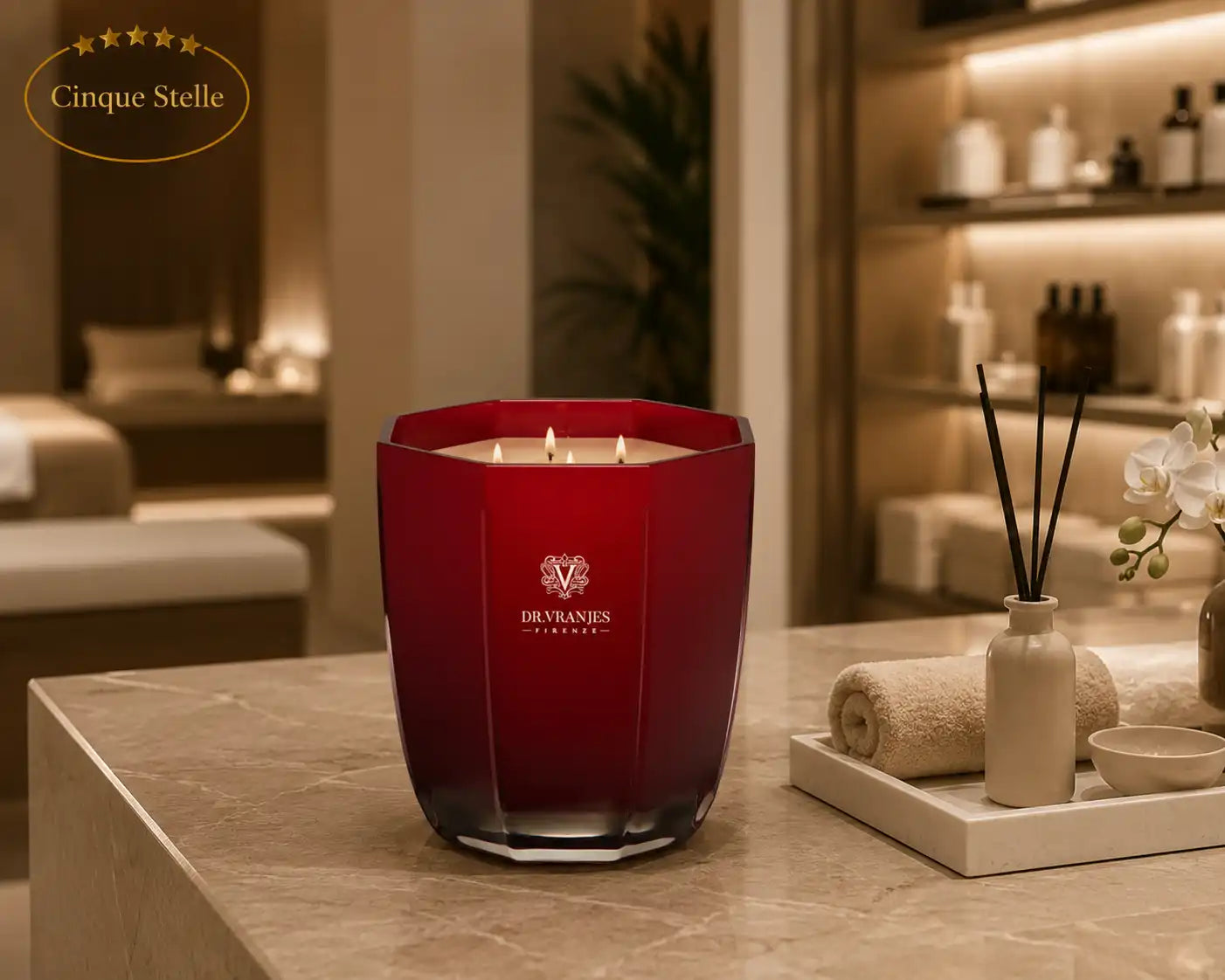 Candela Tormalina Rosso Nobile
