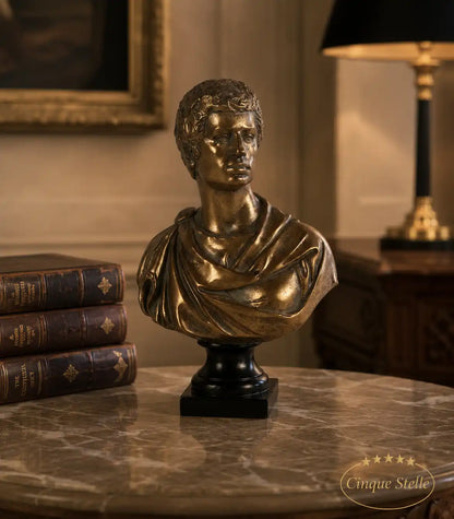 Busto augusto in resina 28,5 cm